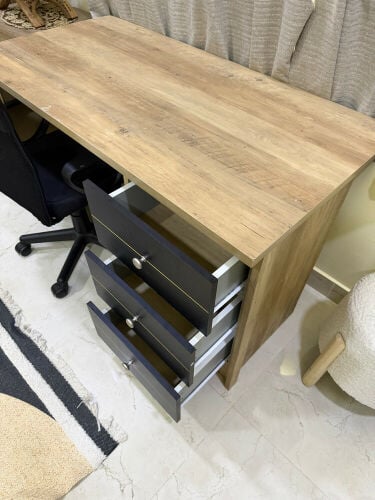 desk with chair and extra chair 
