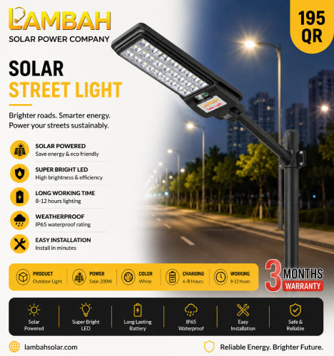 200W Solar light