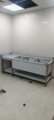 SS Sink table per metre