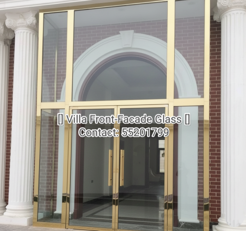 Shop/Villa Front Facade Glass.
