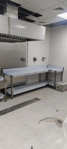 SS Table with Bottom shelf