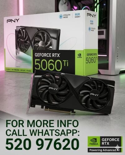 PNY RTX 5060TI  8 GB with warray