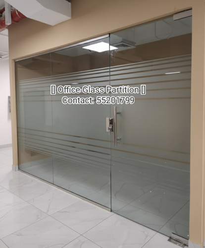 Office Glass Partition.