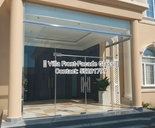 Shop/Villa Front Facade Glass.