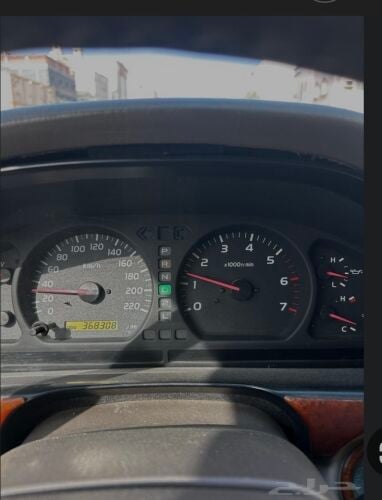 2002 Land Cruiser dashboard gauge