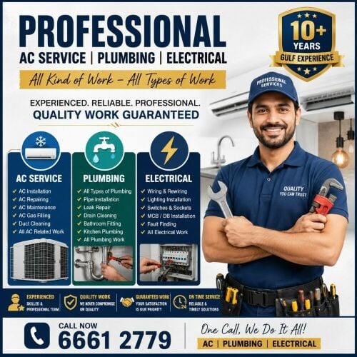 Ac repairing plumber electrical