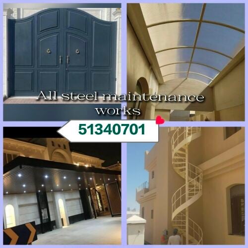 All steel maintenance work
