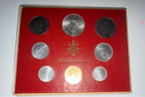 1973 - Vatican Mini set coin 