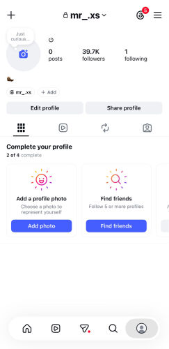 instagram account 39.7k