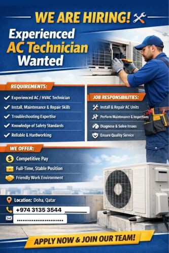 WANT EXPERIENCED AC TECHNICIAN