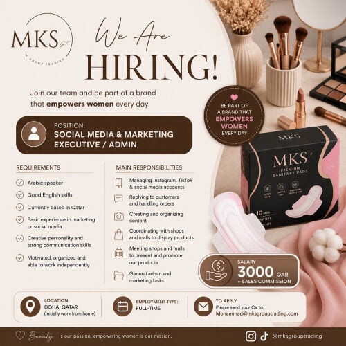 female social media marketing/admin