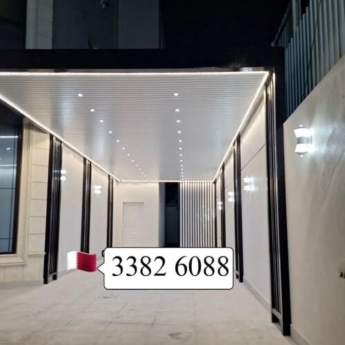 Car parking shade installation
