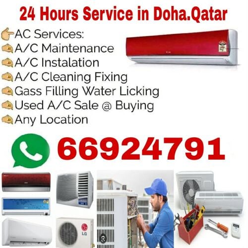 AC repair services.
