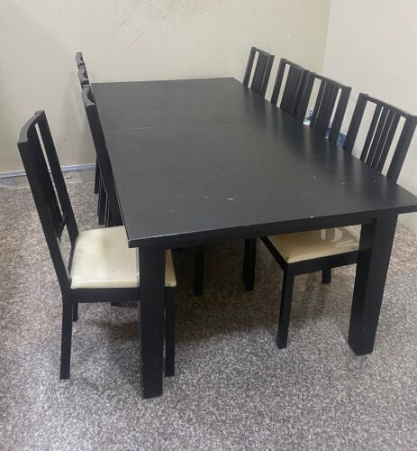 IKEA Dining table with 8 chair