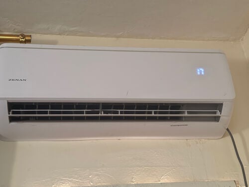 New, clean split air conditioner