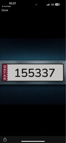 car number 