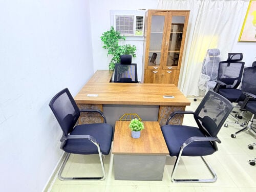 used furniture table with cabinet 