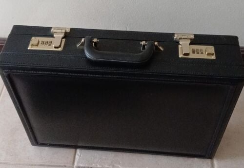 genuine leather suit case