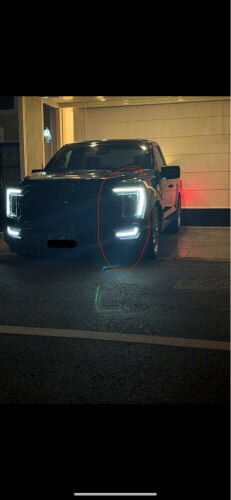 F-150 headlights and fog lights