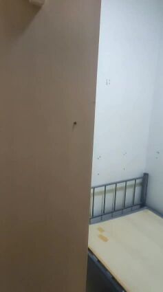 Used Bed frame & 2pcs bed mattress