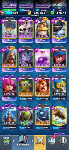 clash royale high level account 