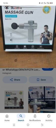 Blueidea Massage Gun (Model: BLD-72