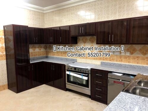 Kitchen cabinet Installation.