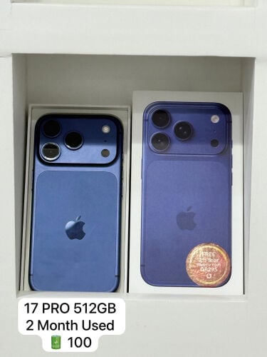 I phone 17pro. 512 gb 