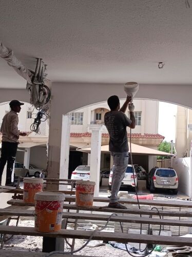 Tiles and painting work