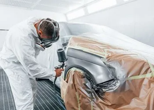 auto car spray painter job
