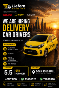 Car Drivers for Delivery