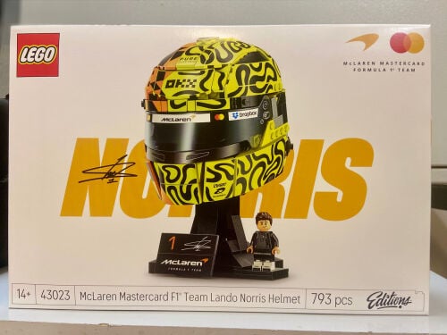 Lego F1 Lando Norris Helmet 