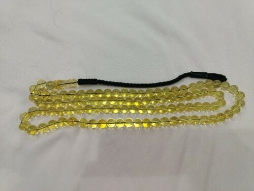 Clear, natural, free-flowing amber