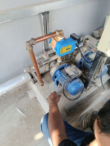 plumbing and maintenance work
