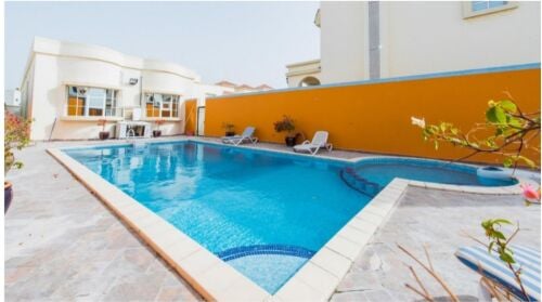 3+1-bedroom semi furnished villa