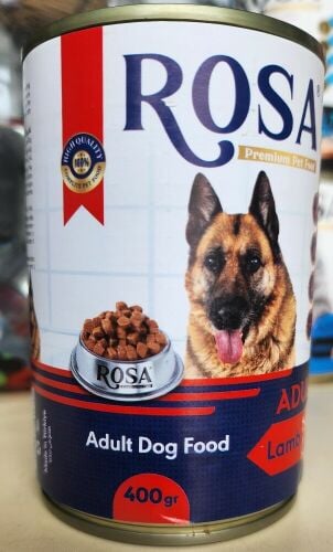 Rosa wet food dog