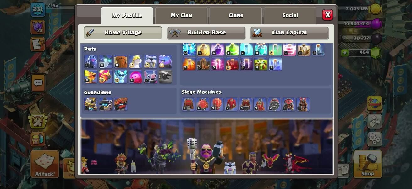 Clash of clans account 