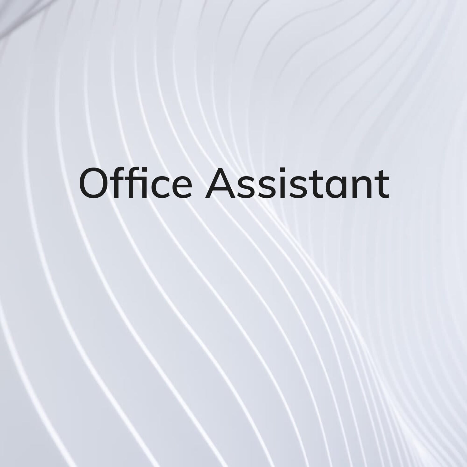 Office Assistant 