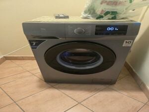 Washing machine and mattresses