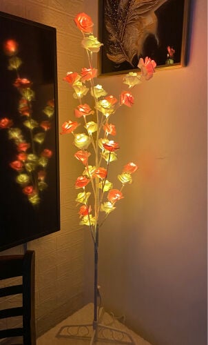 Rose Led light stand 