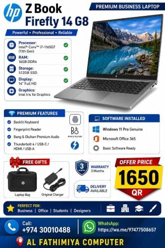 HP Core i7 ZBook Firefly 14 G8 | 16
