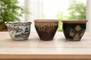 Decorative Ceramic Planter 3 Potset