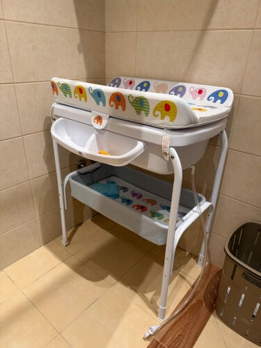 baby changing bath table