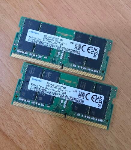 Samsung (32GB+32GB) DDR4 Laptop Ram