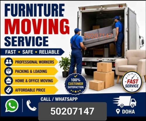 Moving home, office and villa furni