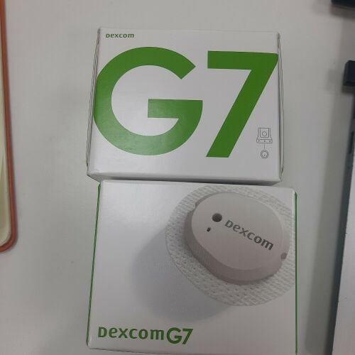 two Dexcom glucose monitoring