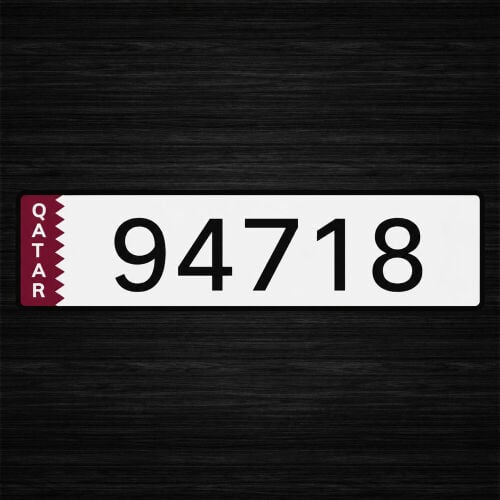 car plate number 94718