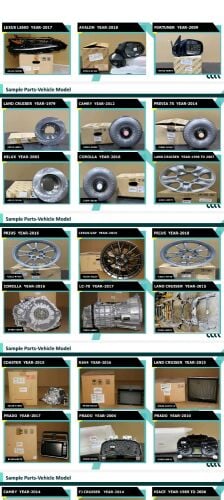 Wholesale: 4,703 Genuine Toyota/Lex