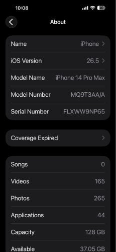 Iphone 14 pro max 