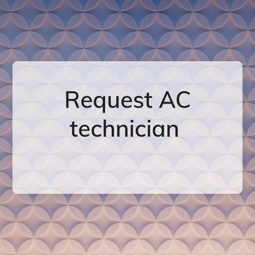Request AC technician urgent